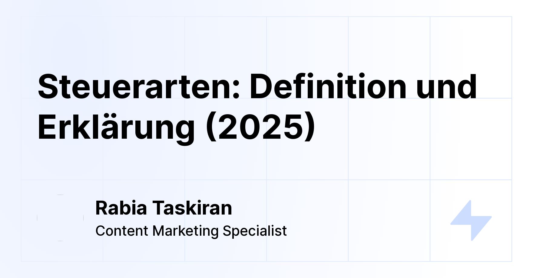 Steuerarten: Definition und Erklärung (2025) - ikas