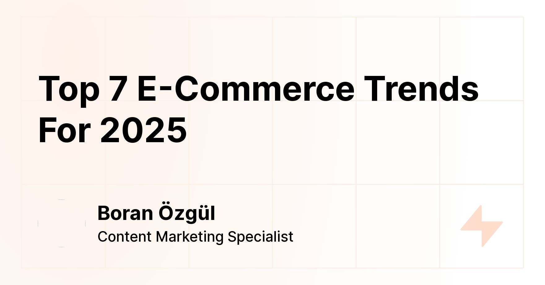 Top 7 E-Commerce Trends For 2025 - ikas